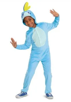 Disguise Kid's Pokémon Sobble Hooded Jumpsuit Classic Costume