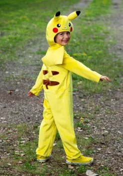 Disguise Pokémon Toddler Pikachu Classic Costume -Video Game Costumes Shop pokemon toddler pikachu classic costume alt 3