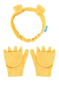 Guangzhou Fashion Travelling Goods Co. Ltd Disney Winnie The Pooh Soft Headband & Gloves Kit -Video Game Costumes Shop pooh soft headband and gloves kit alt 5