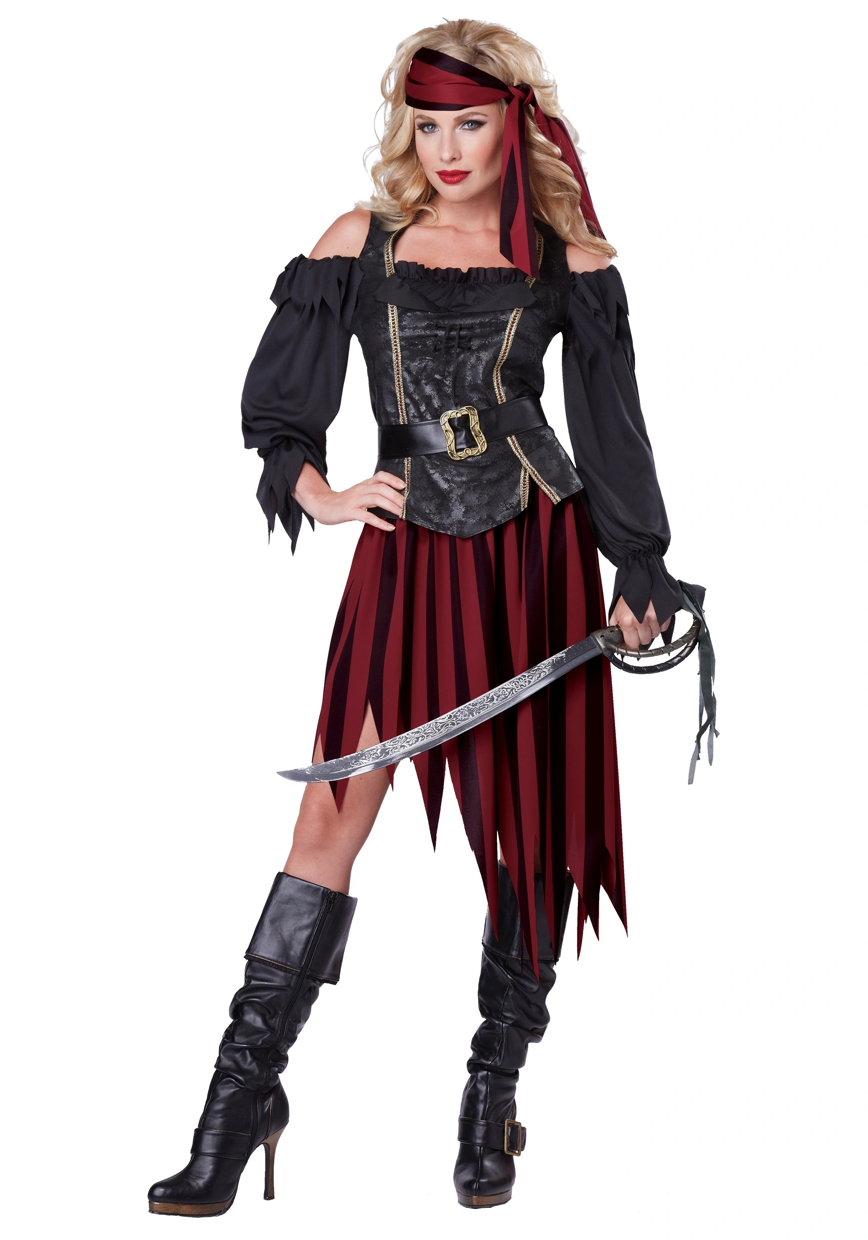 California Costume Collection Adult Queen Of The High Seas Costume 3 California Costume Collection Adult Queen Of The High Seas Costume