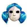 TRICK OR TREAT STUDIOS Sally Face Mask And Wig Combo For Adults -Video Game Costumes Shop sally face mask and wig combo