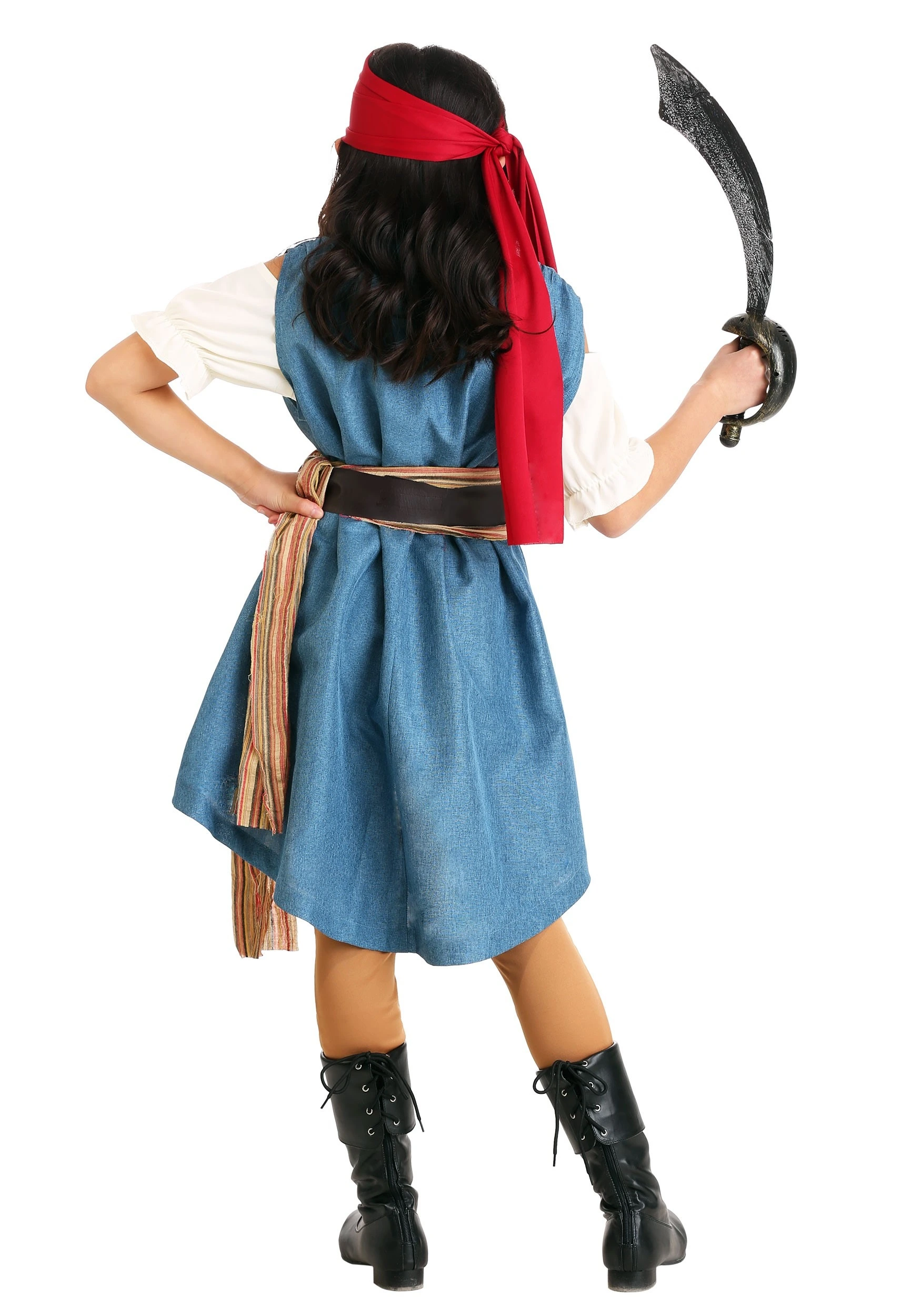 Fun Costumes Girl's Seven Seas Pirate Sweetie Costume 4 Fun Costumes Girl's Seven Seas Pirate Sweetie Costume - Image 2