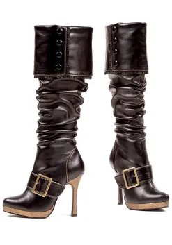 Ellie Sexy Buckle Pirate Boots
