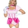 LEG AVENUE Sexy Pink Princess Costume For Women -Video Game Costumes Shop sexy pink princess womens costume