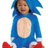 Disguise Limited Sonic The Hedgehog 2 Infant Sonic Costume 1 Disguise Limited Sonic The Hedgehog 2 Infant Sonic Costume -Video Game Costumes Shop sonic 2 infant sonic costume