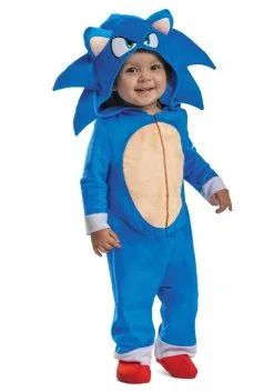 Disguise Limited Sonic The Hedgehog 2 Infant Sonic Costume 8 Disguise Limited Sonic The Hedgehog 2 Infant Sonic Costume -Video Game Costumes Shop sonic 2 infant sonic costume alt 2
