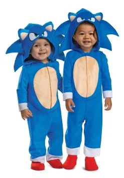 Disguise Limited Sonic The Hedgehog 2 Infant Sonic Costume 9 Disguise Limited Sonic The Hedgehog 2 Infant Sonic Costume -Video Game Costumes Shop sonic 2 infant sonic costume alt 3
