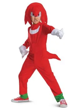 Disguise Limited Sonic 2 Knuckles Deluxe Costume For Kids