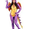 Fun Costumes Spyro The Dragon Costume Jumpsuit For Women -Video Game Costumes Shop spyro the dragon womens costume jumpsuit