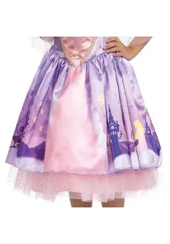 Disguise Disney Tangled Girl's Deluxe Toddler Repunzel Costume -Video Game Costumes Shop tangled deluxe toddler repunzel costume alt 4