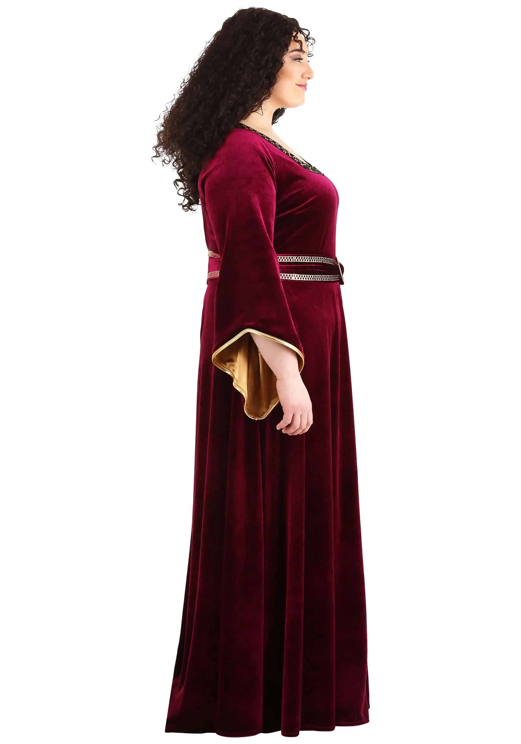 Fun Costumes Mother Gothel Costume For Plus Size Women From Disney's Tangled 7 Fun Costumes Mother Gothel Costume For Plus Size Women From Disney's Tangled - Image 5