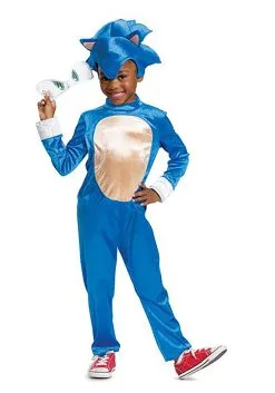 Disguise Sonic 2 Movie Costume For Toddlers -Video Game Costumes Shop toddler sonic 2 movie costume alt 2