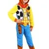 AME Sleepwear Toy Story Woody Boys Union Suit -Video Game Costumes Shop toy story boys woody union suit