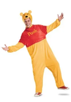 Disguise Limited Adult Winnie The Pooh Deluxe Costume -Video Game Costumes Shop winnie the pooh deluxe adult costume alt 10