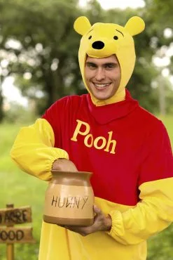 Disguise Limited Adult's Winnie The Pooh Deluxe Plus Costume -Video Game Costumes Shop winnie the pooh deluxe adult plus costume alt 7