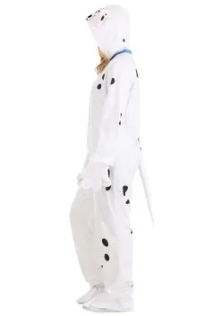 Fun Costumes Perdita Costume For Women From Disney's 101 Dalmatians -Video Game Costumes Shop womens 101 dalmatians perdita costume onesie alt 8