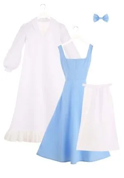 Fun Costumes Belle Blue Dress Costume For Women From Disney's Beauty And The Beast -Video Game Costumes Shop womens beauty and the beast belle blue dress alt 1