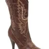 Ellie Brown Cowgirl Boots For Women 2 Ellie Brown Cowgirl Boots For Women -Video Game Costumes Shop womens brown cowgirl boot