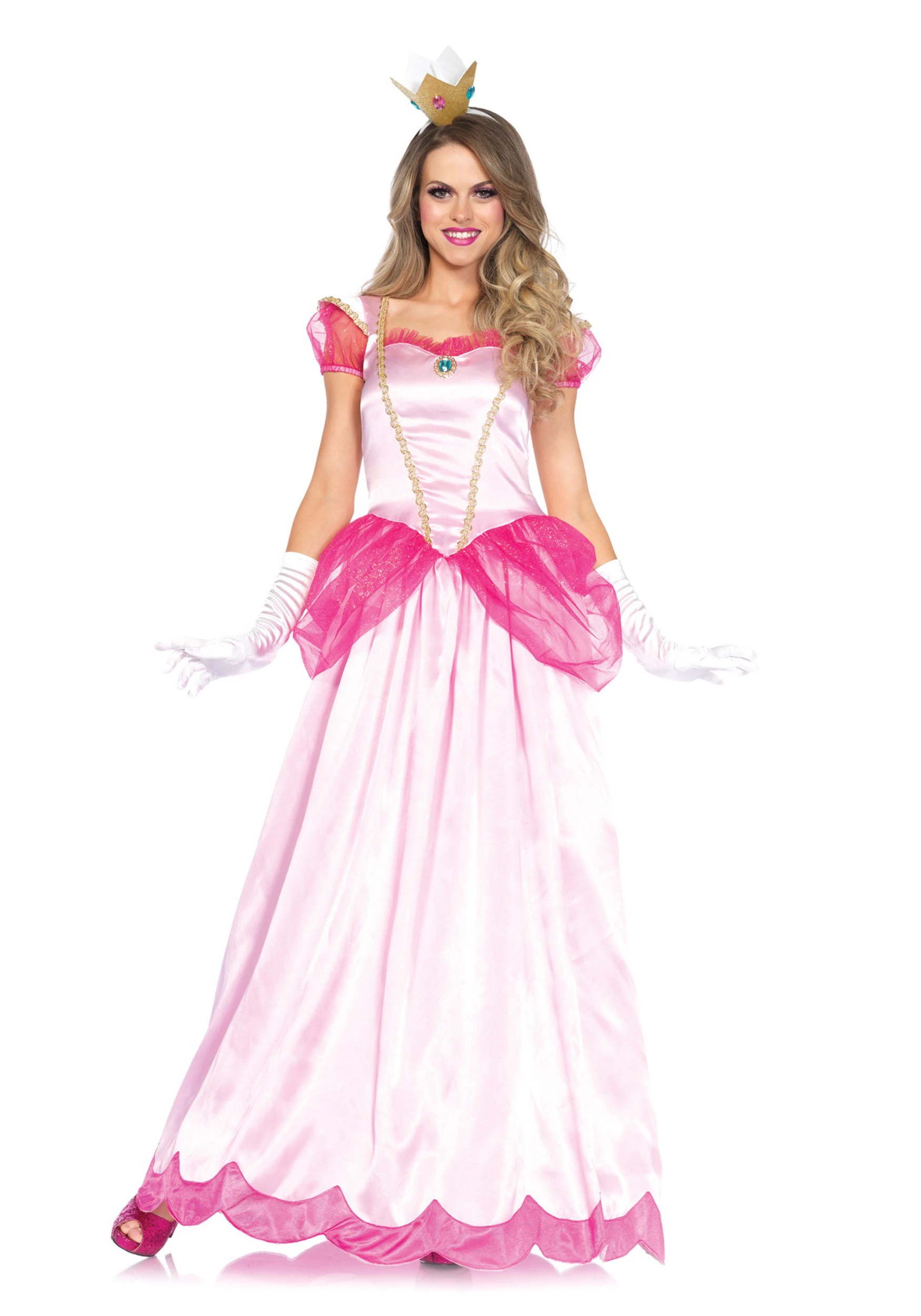 LEG AVENUE Classic Pink Princess Costume For Women 3 LEG AVENUE Classic Pink Princess Costume For Women