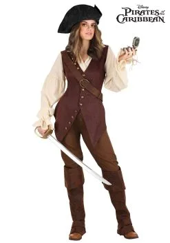 Fun Costumes Disney Pirates Of The Caribbean Women's Elizabeth Swann Costume -Video Game Costumes Shop womens elizabeth swann costume alt 13