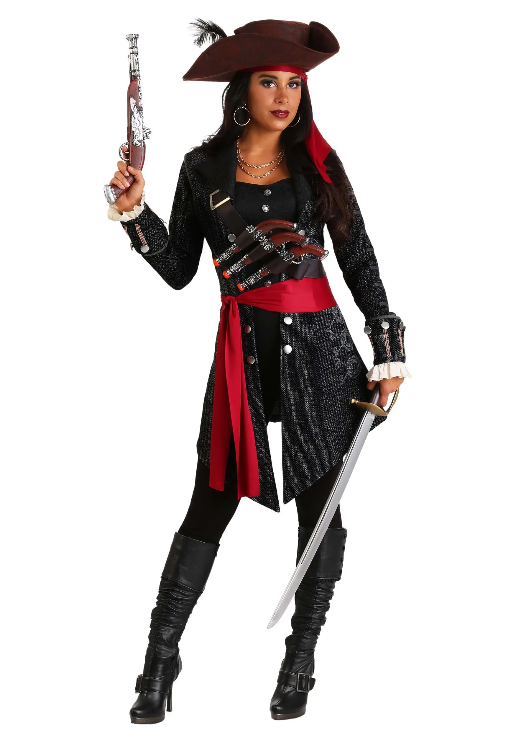 Fun Costumes Women's Fearless Pirate Costume 3 Fun Costumes Women's Fearless Pirate Costume