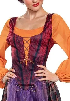Disguise Hocus Pocus Deluxe Mary Costume For Women 13 Disguise Hocus Pocus Deluxe Mary Costume For Women -Video Game Costumes Shop womens hocus pocus deluxe mary costume alt 3