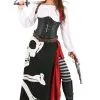 Fun Costumes Skeleton Flag Rogue Pirate Costume For Women