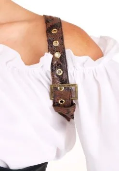 Fun Costumes Skeleton Flag Rogue Pirate Costume For Women -Video Game Costumes Shop womens pirate flag gypsy costume alt 4