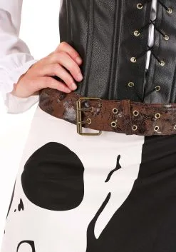 Fun Costumes Skeleton Flag Rogue Pirate Costume For Women -Video Game Costumes Shop womens pirate flag gypsy costume alt 5