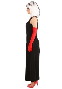 Fun Costumes Cruella De Vil Stole Costume For Women From Disney’s 101 Dalmatians 27 Fun Costumes Cruella De Vil Stole Costume For Women From Disney’s 101 Dalmatians -Video Game Costumes Shop womens prestige cruella de vil stole costume alt 11
