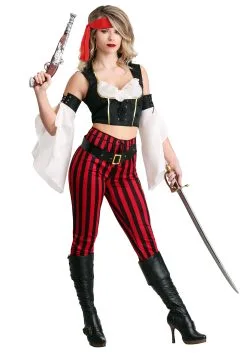 LF Products Pte. Ltd. Women's Salty Sea's Deckhand Pirate Costume