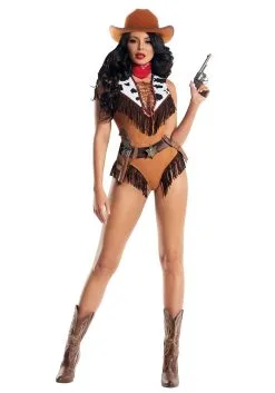 Video Game Costumes Shop 9 Party King Women's Wild West Hottie Costume