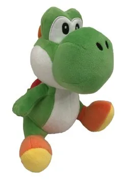 Little Buddy Super Mario Bros Yoshi 11" Plush Costume Accessory -Video Game Costumes Shop yoshi 11 plush accessory alt 1