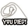 Elope Necklace You Died! Necklace 1 Elope Necklace You Died! Necklace -Video Game Costumes Shop you died necklace